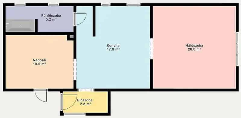56 nm-es 2 5 szobás felújítandó lakás Csepelen