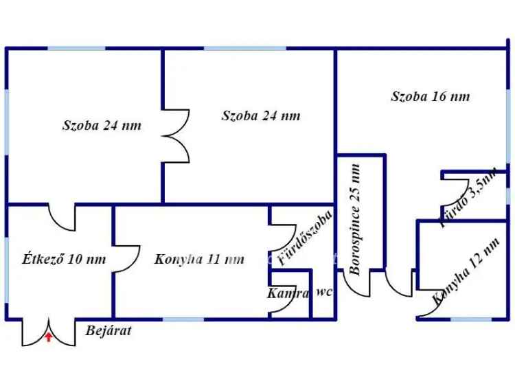 Dömsödi 3 szobás családi ház 1503 nm-es telken