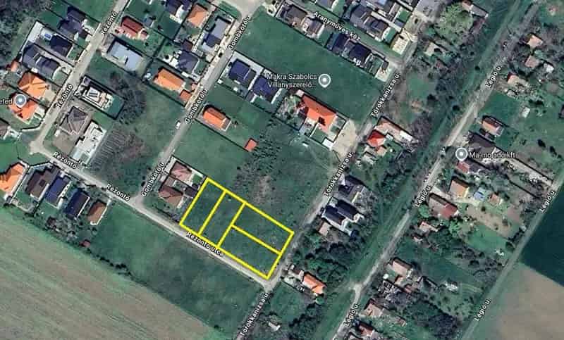 Szeged Lőtér lakópark 4 db 807 m2-es telek eladó