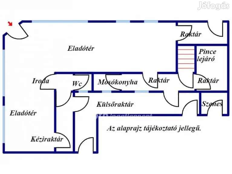 Kötegyán Vegyesbolt Eladó 242 nm Teljes Berendezéssel