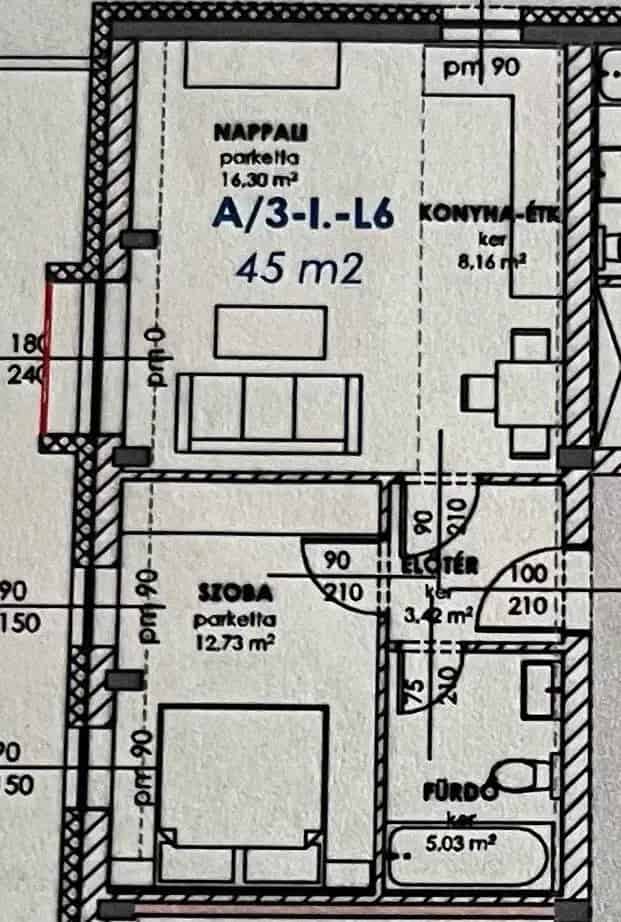 Komárom Új Építésű Lakás Eladó 47 nm