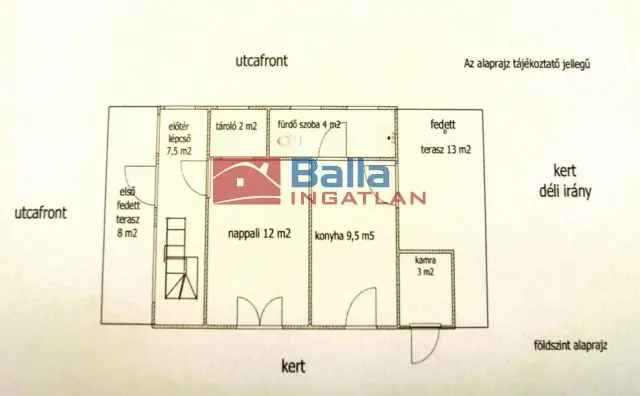 Agárdon eladó családi ház 3 szoba 84m2 313m2 telekkel