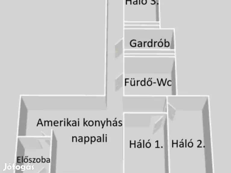 Kertkapcsolatos 3 szobás lakás Zuglóban terasszal és kocsibeállóval