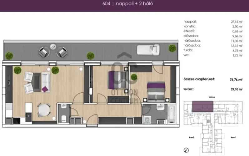 Budapest XIII. kerületi eladó újépítésű lakás, U0048406