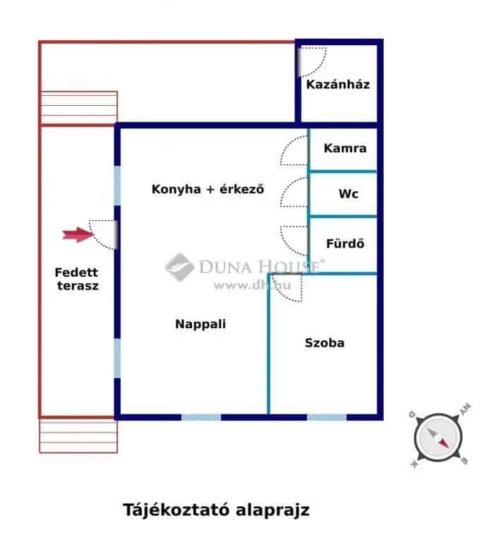 Táborfalva 58 nm-es családi ház eladó