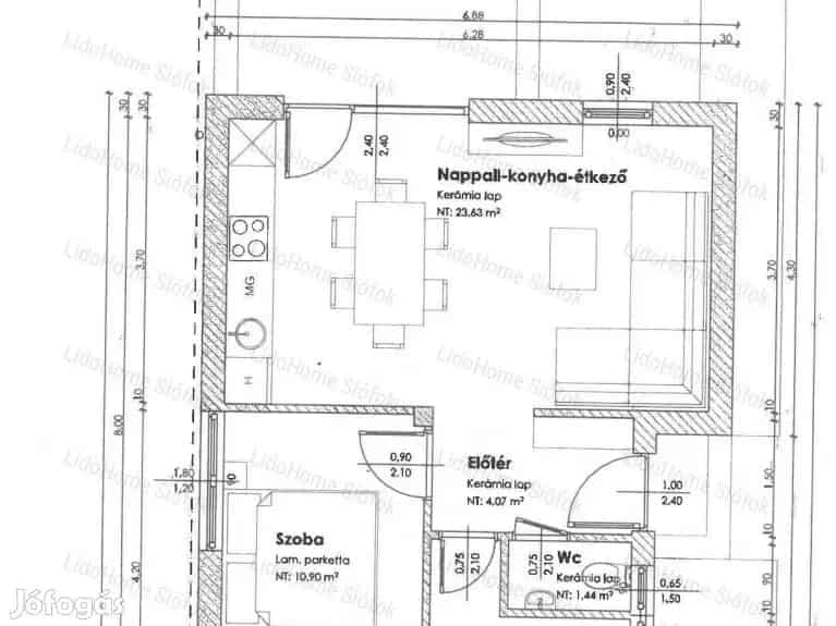 Siófoki új építésű nyaraló eladó - 45 m2 - napelem - kulcsrakész