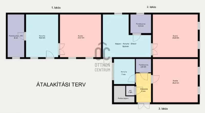 Belvárosi Nagypolgári Ház Eladó 132nm 287nm Telekkel