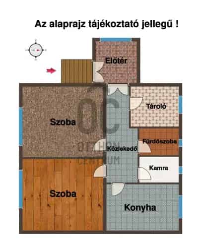 Csempeszkopácsi családi ház eladó 2 szoba 1798nm telek
