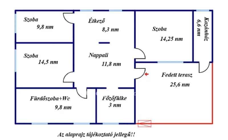 Dévaványa családi ház eladó felújított 78nm 2115nm telekkel