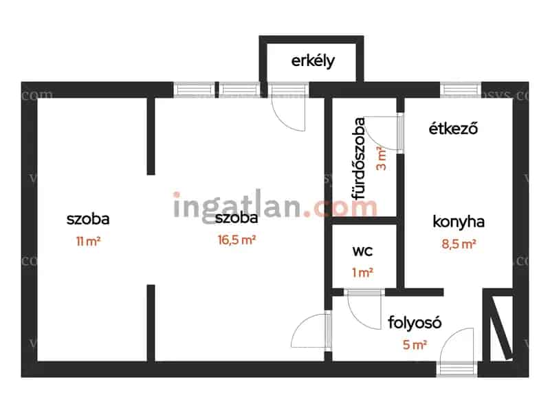 Salgótarján Belváros 1 5 szobás felújított lakás eladó