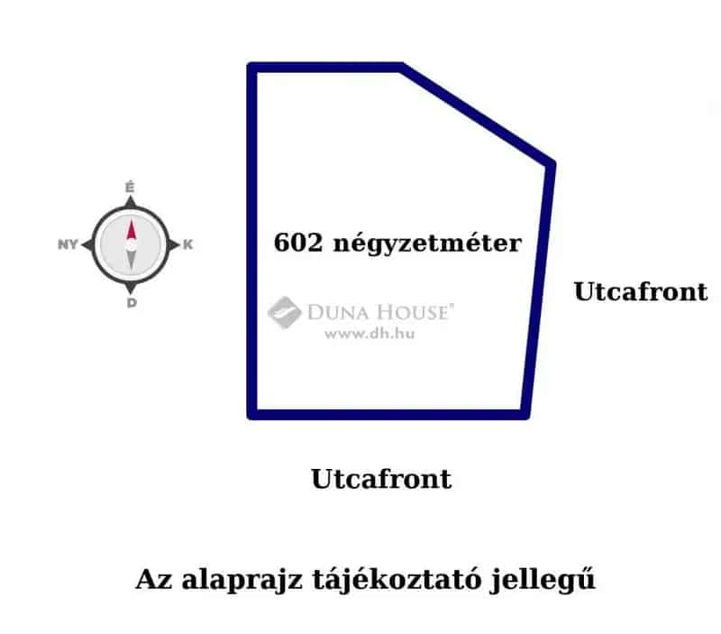 602 nm-es telek eladó Szeged-Alsóvárosban