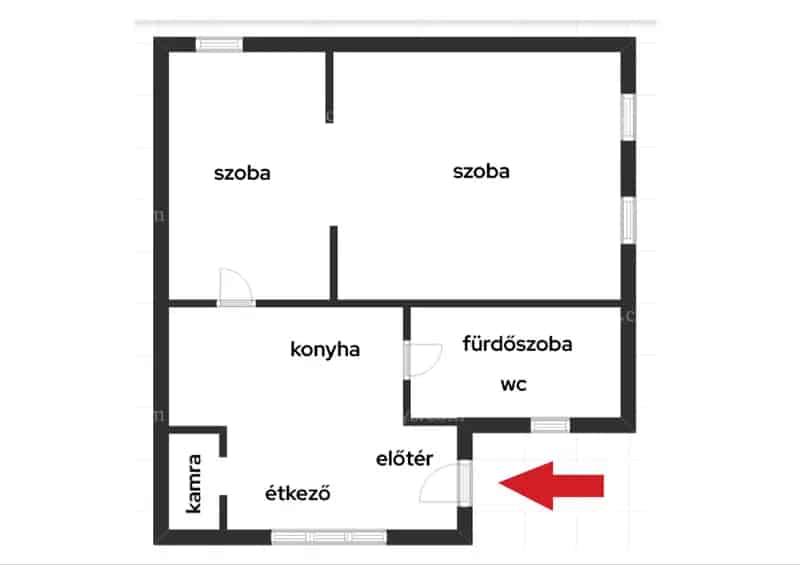 62 nm-es 2 szobás ikerház Székesfehérváron eladó