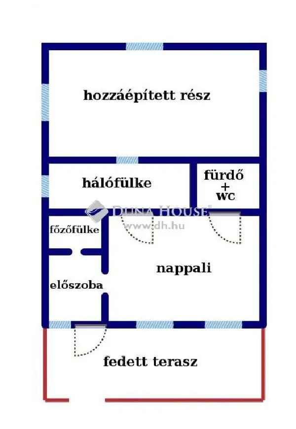 Ráckeve közeli Duna parti nyaraló eladó