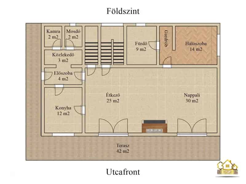 360 m2-es családi ház Kiskunlacházán nagy telekkel