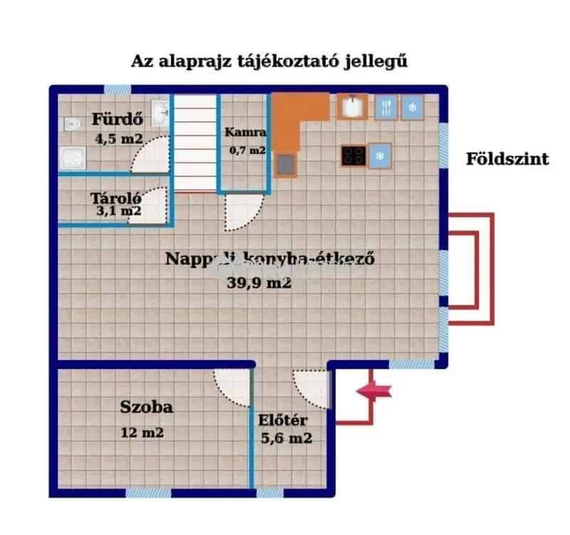 Új építésű ikerházfél Gödöllőn - Nappali + 4 szoba, garázs