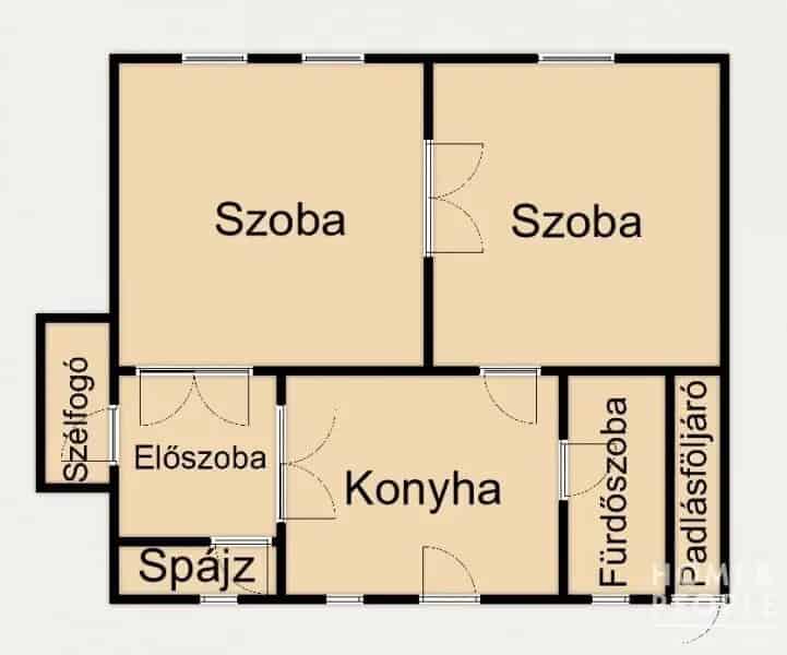 71m² Kübekházai családi ház eladó - 2 szoba, garázs, melléképületek