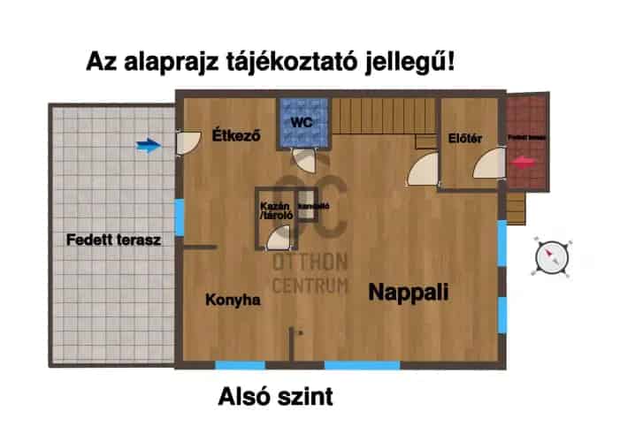 Kőszegi eladó ikerházi lakás - 73 nm - felújított