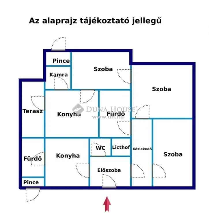 Tégla családi ház eladó - 3 klíma, garázs, riasztó