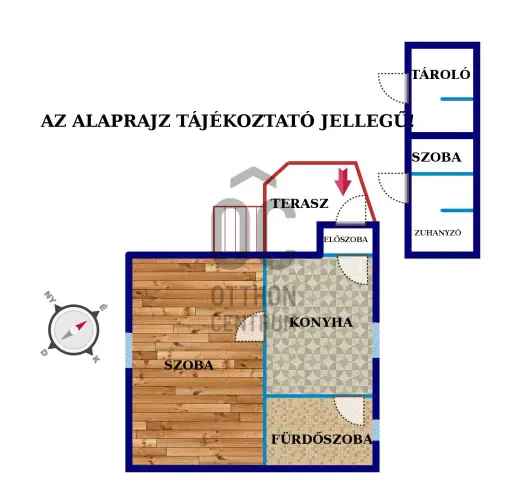 Balatonalmádii eladó házrész, DHZ045502