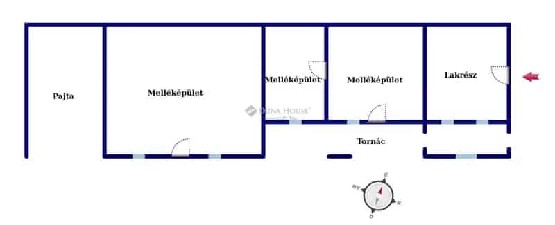 Szakonyi telek eladó felujítandó parasztházzal