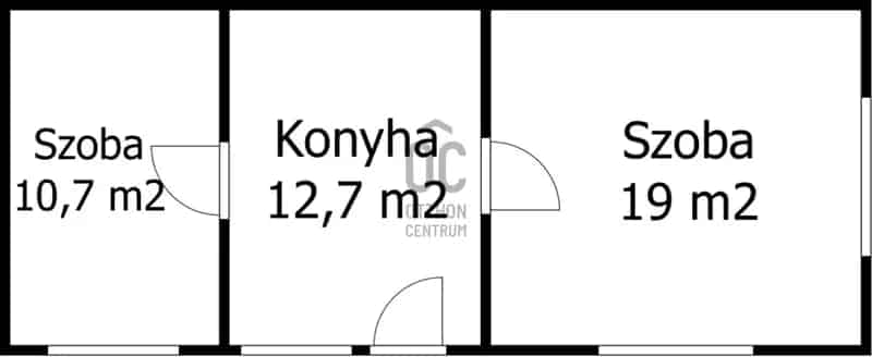 Hangácsi eladó családi ház felújítandó 2 szoba 1400nm udvarral