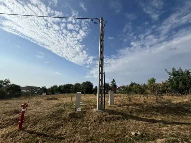 Telek eladó Kosdon, panorámás építési telkek közművekkel