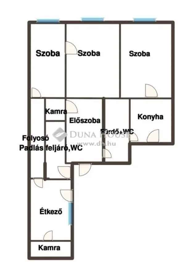 87 nm-es 3 szobás téglaház Kőbánya Óhegyen