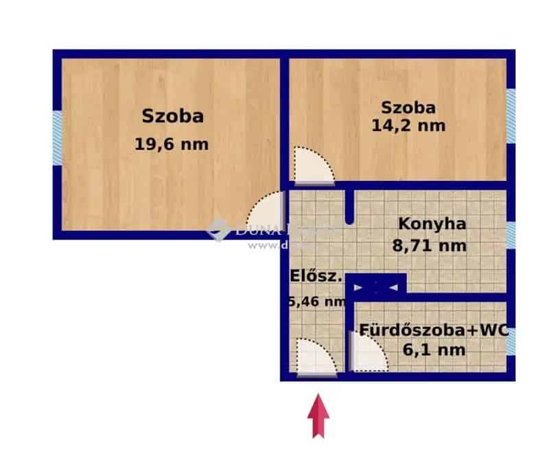 Tatabánya Újváros 55 nm-es felújított lakás eladó