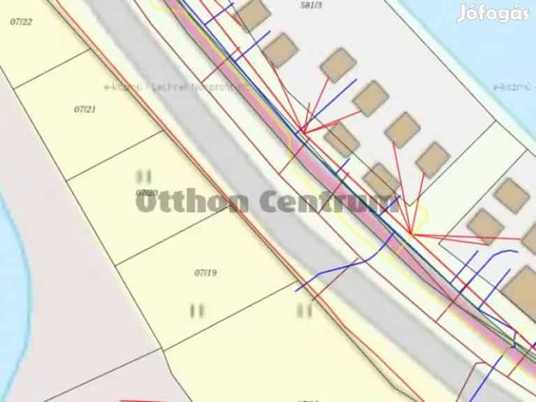 Gyékényesi vízparti telek eladó 400m2 20% beépíthetőség