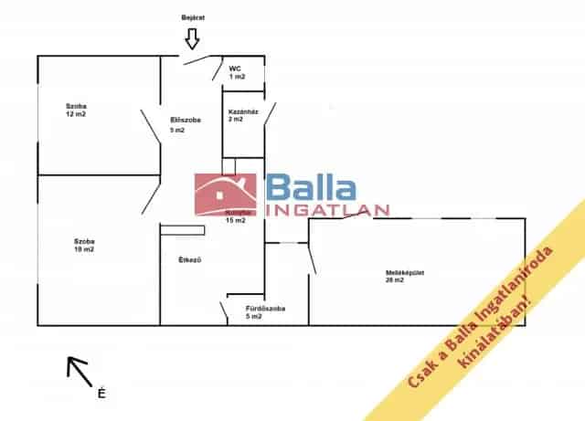 Eladó családi ház Budapest XVIII kerületben Szemeretelepen