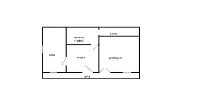 Eladó ház Egerágon, felújított parasztház 94 m² három szobával