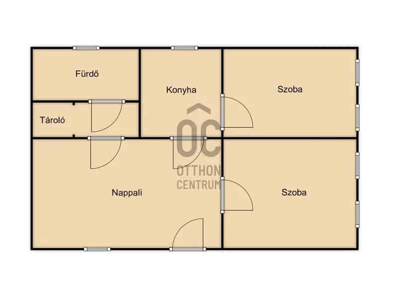 Pannonhalma Belterületi Felújított 65nm-es Családi Ház