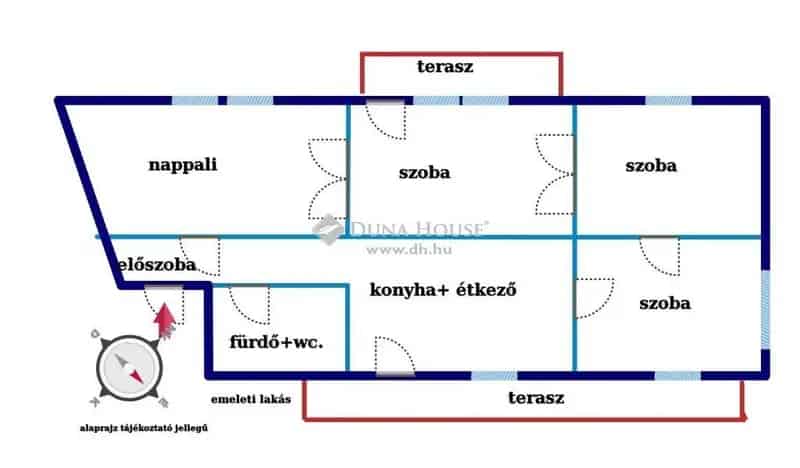 Budapest Római-part: Felujítandó épület eladó 4 lakással