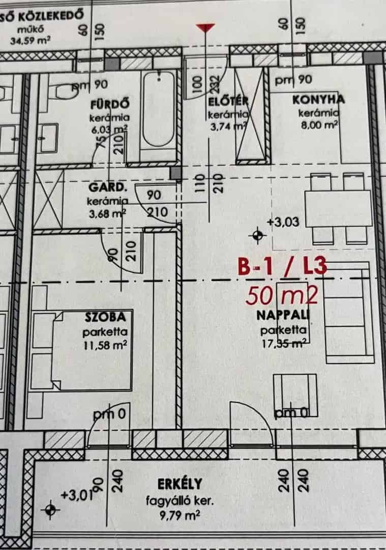 Komarom uj epiteesu lakás eladó 50 nm