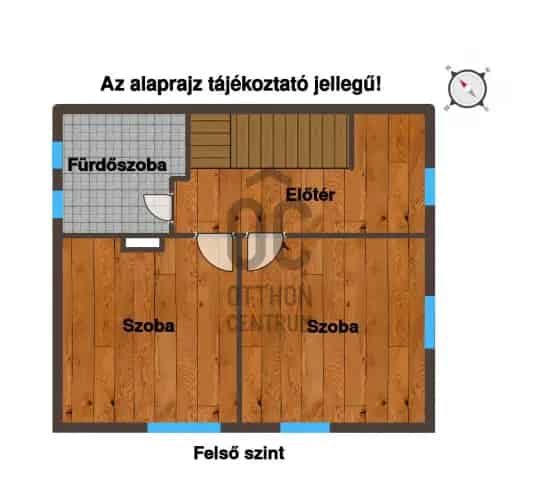 Kőszegi eladó ikerházfél - 73nm - 2 szoba - felújított