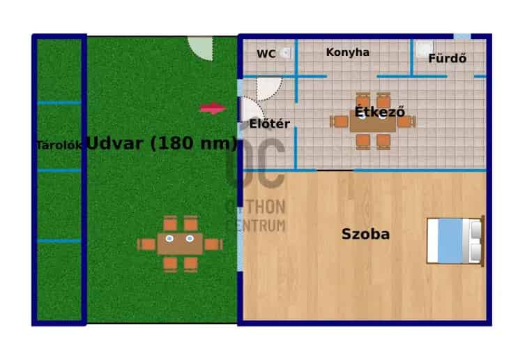 Tokodi eladó ház saját udvarral - Hőszivattyú - Felújított