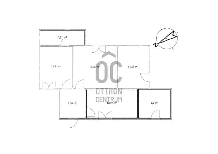 Lőrinci családi ház eladó 70m2 1499m2 telekkel