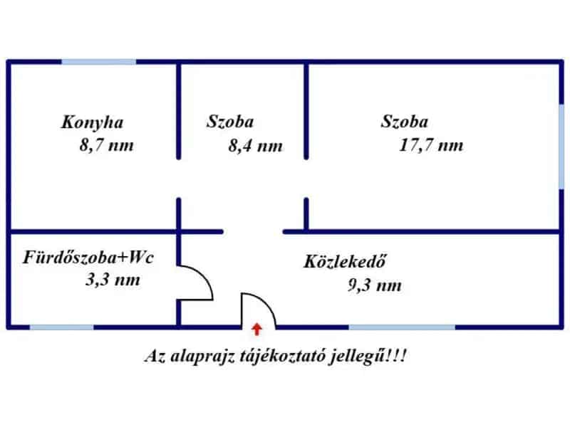 Karcagi családi ház eladó felújított 2 szobás