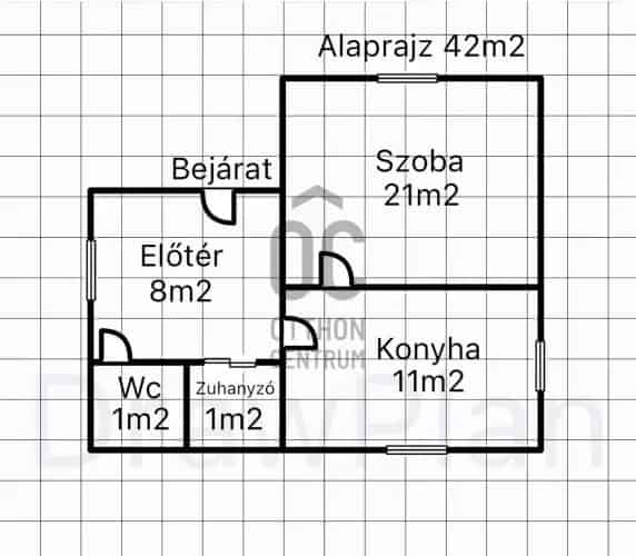 Csurgói családi ház eladó felújítandó 42m2 428m2 telekkel