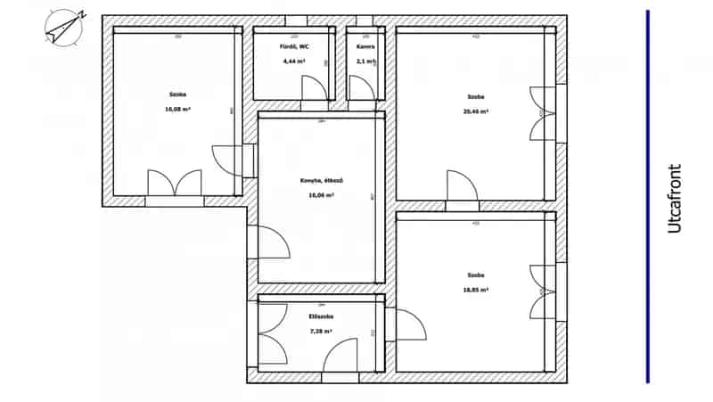 Felújítandó családi ház Sajószentpéteren 1050 m2-es telken