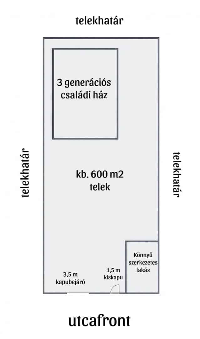 Ganztelep 7 szobás családi ház 536 nm telekkel