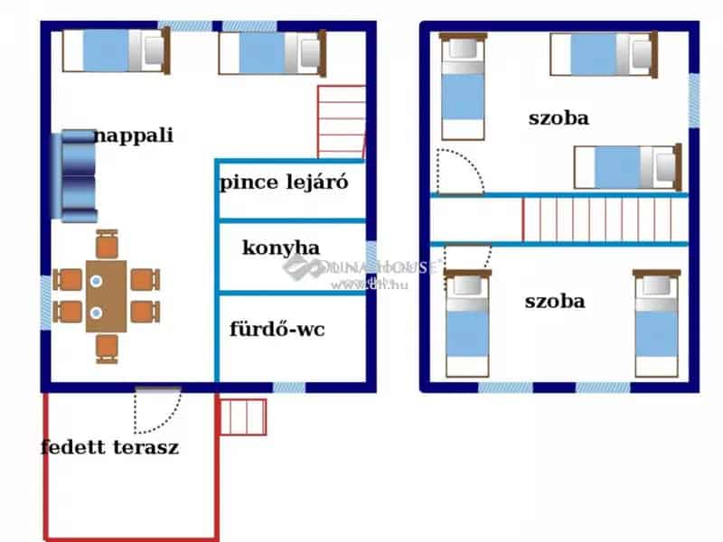 Koppánymonostor két szintes ház kiadó cégeknek