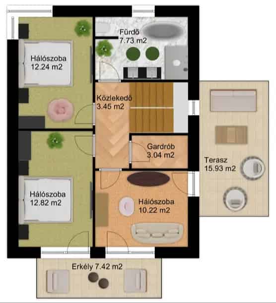Paksi Újépítésű Kertes Ház Eladó - 115 m2 - Garázs - CSOK