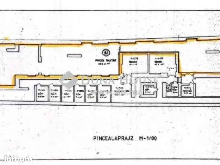 Eladó 283 m2-es pince Szombathely belvárosában