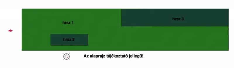 4400 m2-es építési telek eladó Dudaron
