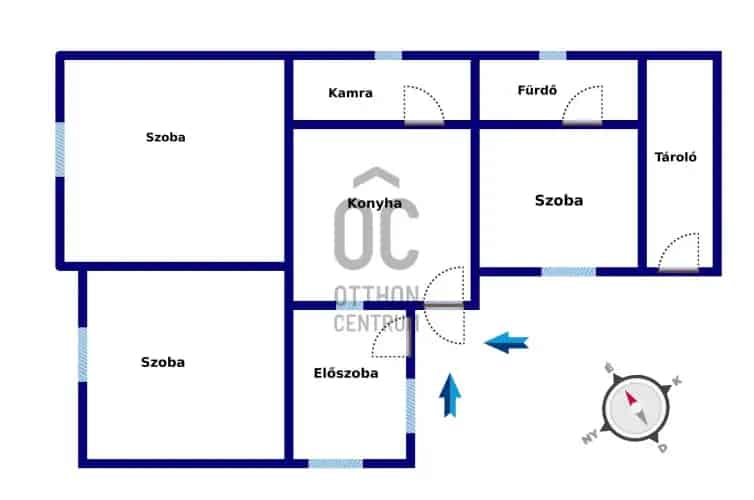 Réd családi ház eladó felújítandó 3 szoba 1135m2 telek
