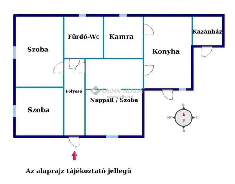 Felújítandó családi ház Délegyházán 995 nm-es telekkel