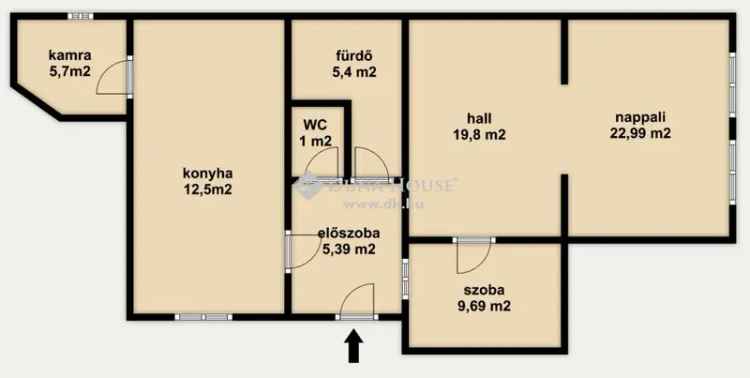 90 m2-es 2 szobás lakás Budapest XXIII kerületben