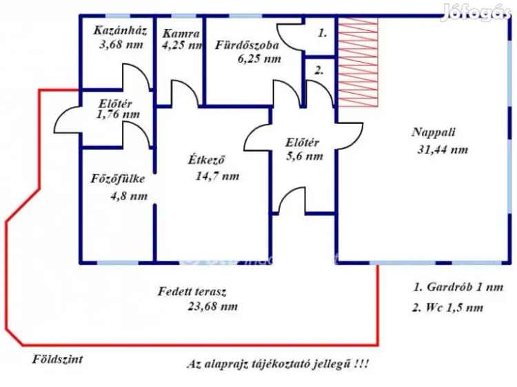 147 nm-es felújított ház eladó Kenderesen