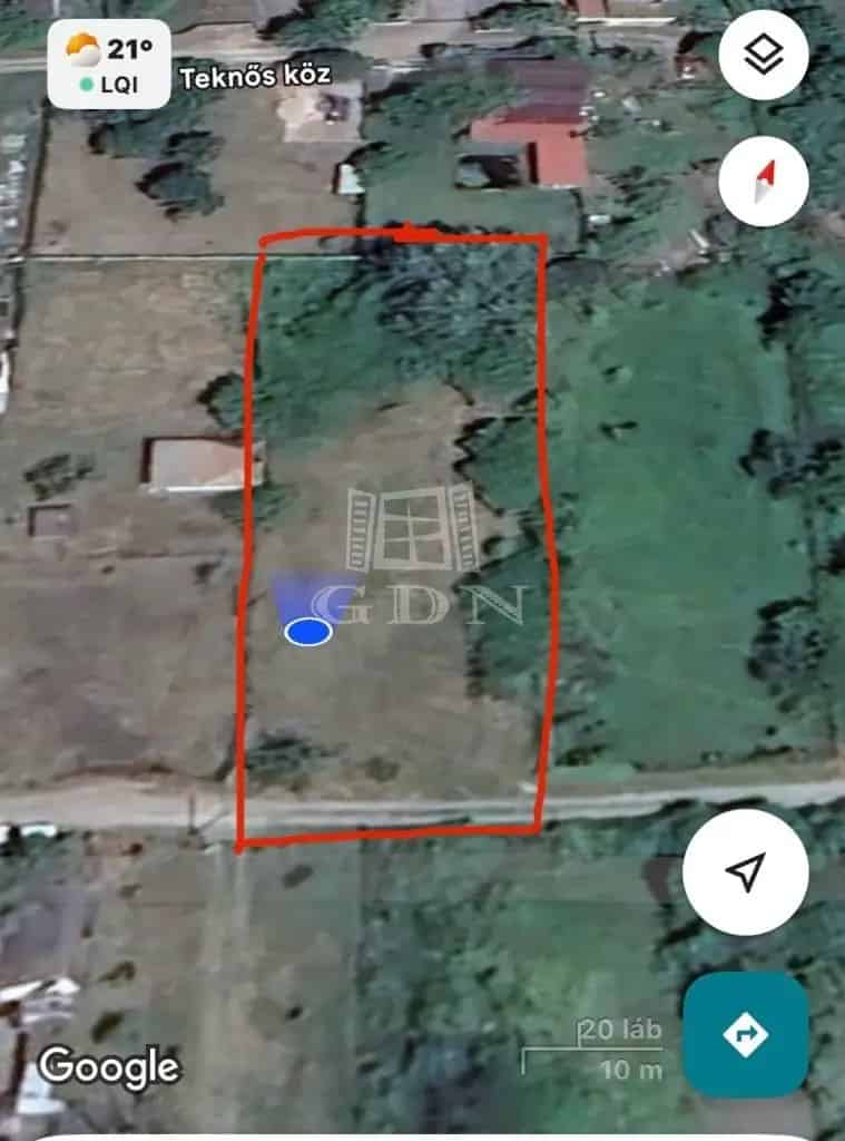 Baján 1361 m2-es Telek Eladó Livodánban